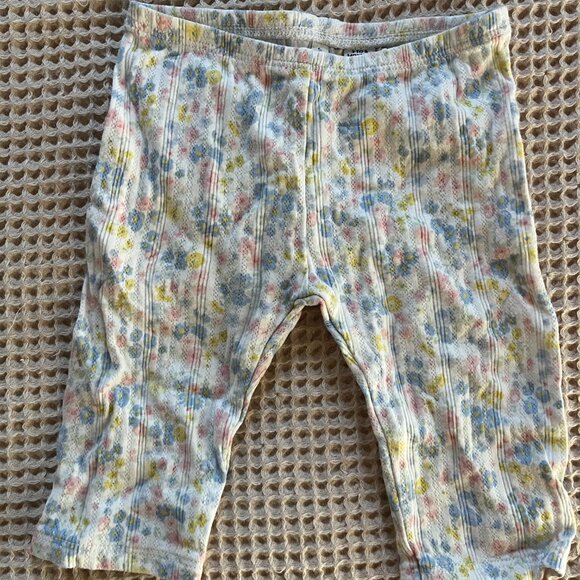 Janie & Jack set 3-6mo kimono top and pants with floral pattern - Picture 4 of 6